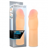 Телесная насадка-удлинитель на пенис PERFORMANCE 1.5INCH COCK XTENDER - 16 см. - Blush Novelties - в Новошахтинске купить с доставкой