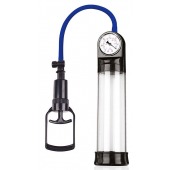 Прозрачная вакуумная помпа Sex Expert с манометром - Sex Expert - в Новошахтинске купить с доставкой