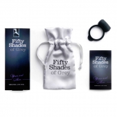 Темно-серое эрекционное кольцо Vibrating Love Ring с вибрацией - Fifty Shades of Grey - в Новошахтинске купить с доставкой