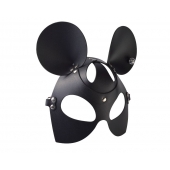 Черная кожаная маска  Мышка - Sitabella - купить с доставкой в Новошахтинске