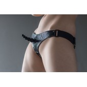 Черные трусики Better с анальной насадкой - 8 см. - Lola Games - купить с доставкой в Новошахтинске