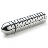 Рельефный фаллос для интенсивного электросекса Groovey George - 20 см. - MyStim - купить с доставкой в Новошахтинске