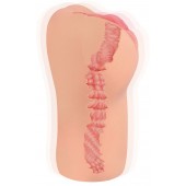 Телесный вибромастурбатор-вагина с рельефом BELLANA AUTO - KOKOS - в Новошахтинске купить с доставкой