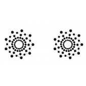 Черные наклейки на грудь Rowland - Lola Lingerie купить с доставкой