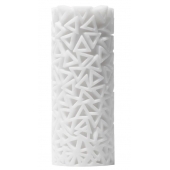 Белый 3D мастурбатор PILE - Tenga - в Новошахтинске купить с доставкой
