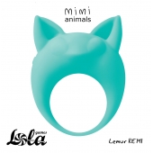Зеленое эрекционное кольцо Lemur Remi - Lola Games - в Новошахтинске купить с доставкой