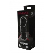 Черная веревка для шибари DELUXE BONDAGE ROPE - 5 м. - Dream Toys - купить с доставкой в Новошахтинске