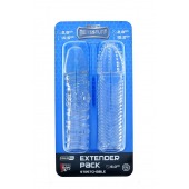 Комплект из 2 прозрачных насадок на пенис PENIS EXTENDER PACK - Dream Toys - в Новошахтинске купить с доставкой
