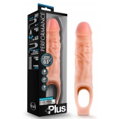 Телесный реалистичный фаллоудлинитель 9 Inch Silicone Cock Sheath Penis Extender - 22,86 см. - Blush Novelties - в Новошахтинске купить с доставкой