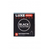 Черные презервативы LUXE Royal Black Collection - 3 шт. - Luxe - купить с доставкой в Новошахтинске