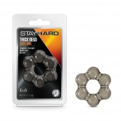 Дымчатое эрекционное кольцо Stay Hard Thick Bead Cock Ring - Blush Novelties - в Новошахтинске купить с доставкой