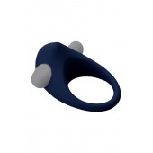 Гладкое синее эрекционное виброкольцо STIMU RING - Dream Toys - в Новошахтинске купить с доставкой