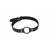 Черный кляп-кольцо Modesty - Lola Games - купить с доставкой в Новошахтинске