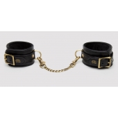 Черные оковы на ноги Bound to You Faux Leather Ankle Cuffs - Fifty Shades of Grey - купить с доставкой в Новошахтинске