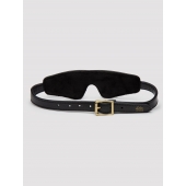Черная плотная маска на глаза Bound to You Faux Leather Blindfold - Fifty Shades of Grey - купить с доставкой в Новошахтинске