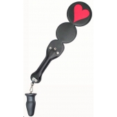 Шлёпалка  Черви  с анальным плагом - LOVETOY (А-Полимер) - купить с доставкой в Новошахтинске