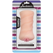 Телесный мастурбатор-вагина X-Basic Pocket Pussy без вибрации - Lovetoy - в Новошахтинске купить с доставкой