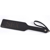 Черная гладкая шлепалка SEX - 35 см. - Sitabella - купить с доставкой в Новошахтинске