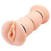 Телесный вибромастурбатор-вагина Michelle - Baile - в Новошахтинске купить с доставкой