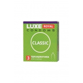Гладкие презервативы LUXE Royal Classic - 3 шт. - Luxe - купить с доставкой в Новошахтинске