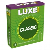 Гладкие презервативы LUXE Royal Classic - 3 шт. - Luxe - купить с доставкой в Новошахтинске