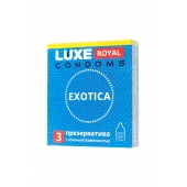 Текстурированные презервативы LUXE Royal Exotica - 3 шт. - Luxe - купить с доставкой в Новошахтинске