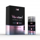 Жидкий интимный гель с эффектом вибрации Vibration! Bubble Gum - 15 мл. - INTT - купить с доставкой в Новошахтинске