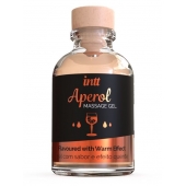 Массажный гель с согревающим эффектом Aperol - 30 мл. - INTT - купить с доставкой в Новошахтинске
