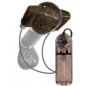 Дымчатый вибростимулятор головки пениса Dual Vibrating Head Teaser - Pipedream - в Новошахтинске купить с доставкой