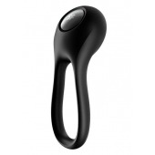 Черное эрекционное виброкольцо Majestic Duo - Satisfyer - в Новошахтинске купить с доставкой