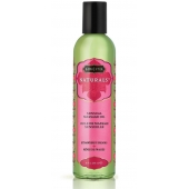 Массажное масло Naturals Strawberry Dreams с ароматом клубники - 236 мл. - Kama Sutra - купить с доставкой в Новошахтинске