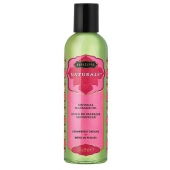 Массажное масло Naturals Strawberry Dreams с ароматом клубники - 59 мл. - Kama Sutra - купить с доставкой в Новошахтинске