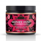 Пудра для тела Honey Dust Body Powder с ароматом клубники - 170 гр. - Kama Sutra - купить с доставкой в Новошахтинске