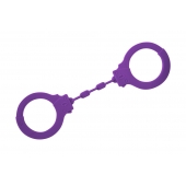 Фиолетовые силиконовые поножи Limitation - Lola Games - купить с доставкой в Новошахтинске