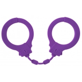 Фиолетовые силиконовые поножи Limitation - Lola Games - купить с доставкой в Новошахтинске