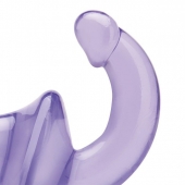 Фиолетовый безремневой страпон Strapless Strap-On - Lux Fetish - купить с доставкой в Новошахтинске