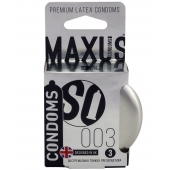 Экстремально тонкие презервативы в железном кейсе MAXUS Extreme Thin - 3 шт. - Maxus - купить с доставкой в Новошахтинске