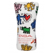 Мастурбатор-туба Keith Haring Soft Tube CUP - Tenga - в Новошахтинске купить с доставкой