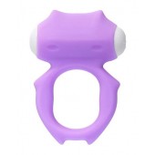 Фиолетовое виброкольцо на пенис Zort - A-toys - в Новошахтинске купить с доставкой