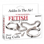 Металлические наручники Metal Leg Cuffs - Pipedream - купить с доставкой в Новошахтинске