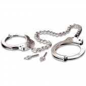 Металлические наручники Metal Leg Cuffs - Pipedream - купить с доставкой в Новошахтинске