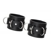 Черные наручники Anonymo на сцепке - ToyFa - купить с доставкой в Новошахтинске