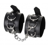 Черные оковы Anonymo из искусственной кожи - ToyFa - купить с доставкой в Новошахтинске