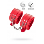 Красные оковы Anonymo из искусственной кожи - ToyFa - купить с доставкой в Новошахтинске