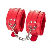 Красные оковы Anonymo из искусственной кожи - ToyFa - купить с доставкой в Новошахтинске
