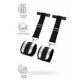 Черно-серебристые фиксаторы для рук на дверь Anonymo - ToyFa - купить с доставкой в Новошахтинске