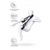 Черные кожаные стропы для фиксации Anonymo - ToyFa - купить с доставкой в Новошахтинске