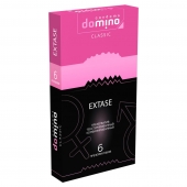 Презервативы с точками и рёбрышками DOMINO Classic Extase - 6 шт. - Domino - купить с доставкой в Новошахтинске