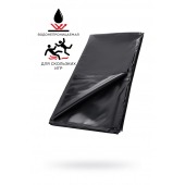 Черная простыня для секса из ПВХ - 220 х 200 см. - ToyFa - купить с доставкой в Новошахтинске