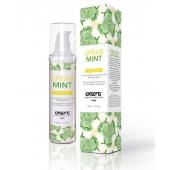 Разогревающее массажное масло Gourmet Spearmint Organic с органическими ингредиентами - 50 мл. - Exsens - купить с доставкой в Новошахтинске